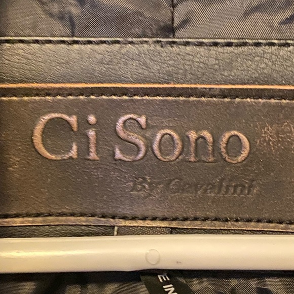 Ci Sono Faux Leather Bomber Jacket Size Small - Picture 3 of 4